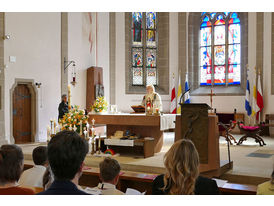Dankgottesdienst der Kommunionkinder (© Karl-Franz Thiede)
